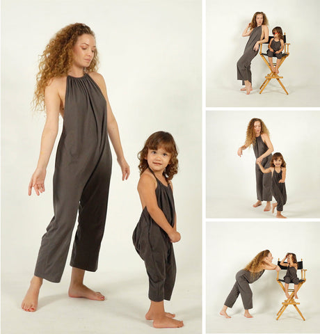 Slouch Jumpsuit Mama & ich (Für Kind & Erwachsener)